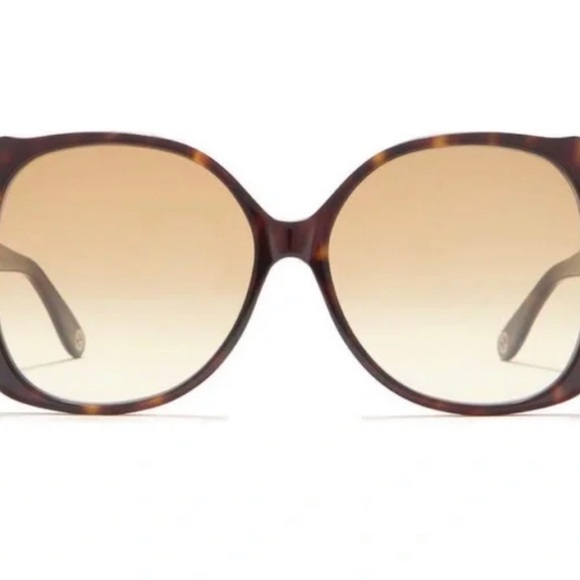 Gucci Oversized Brown Glasses - Picture 5 of 11